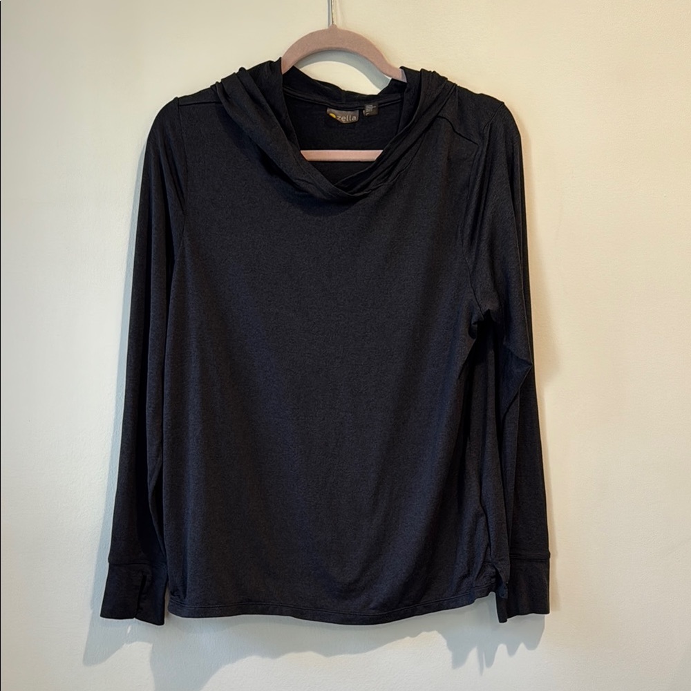 Zella Black Long Sleeve lightweight Hoodie